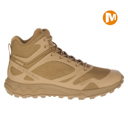 Merrell Breacher Tactical Sicherheitsschuhe Herren HellBraun [DE-TWCVF]